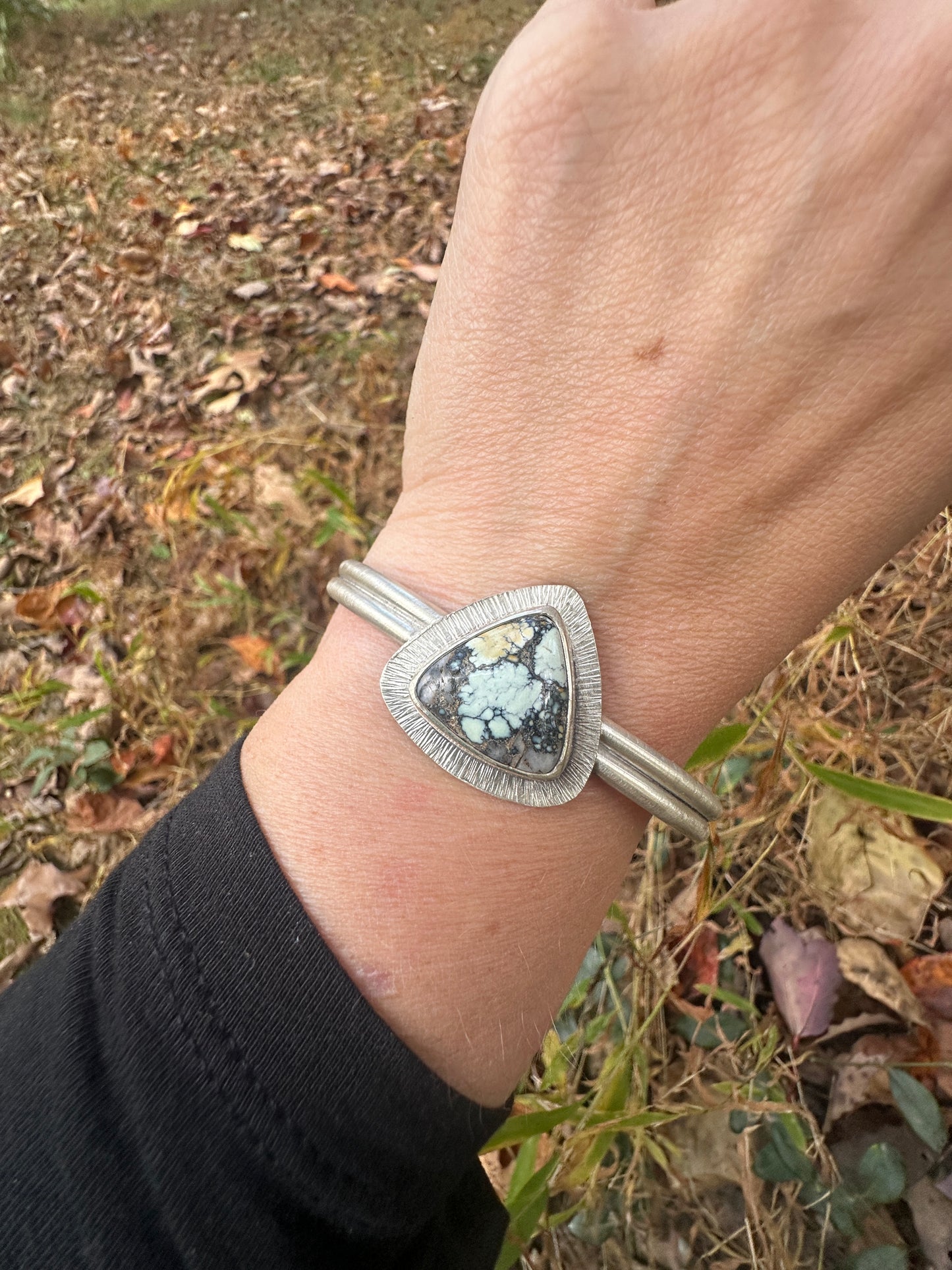 New Lander Variscite Triangle Cuff