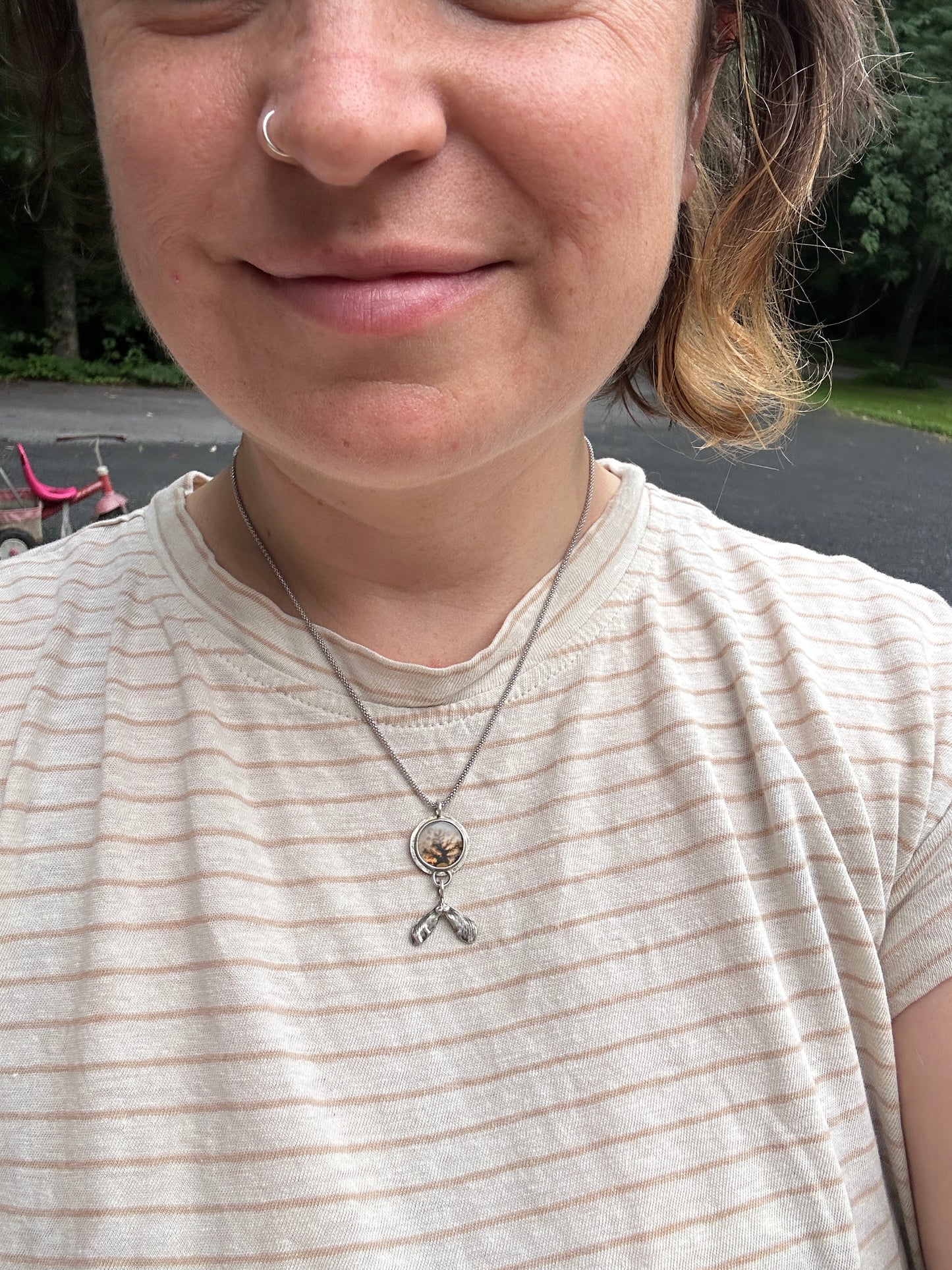 Dendritic Samara Necklace