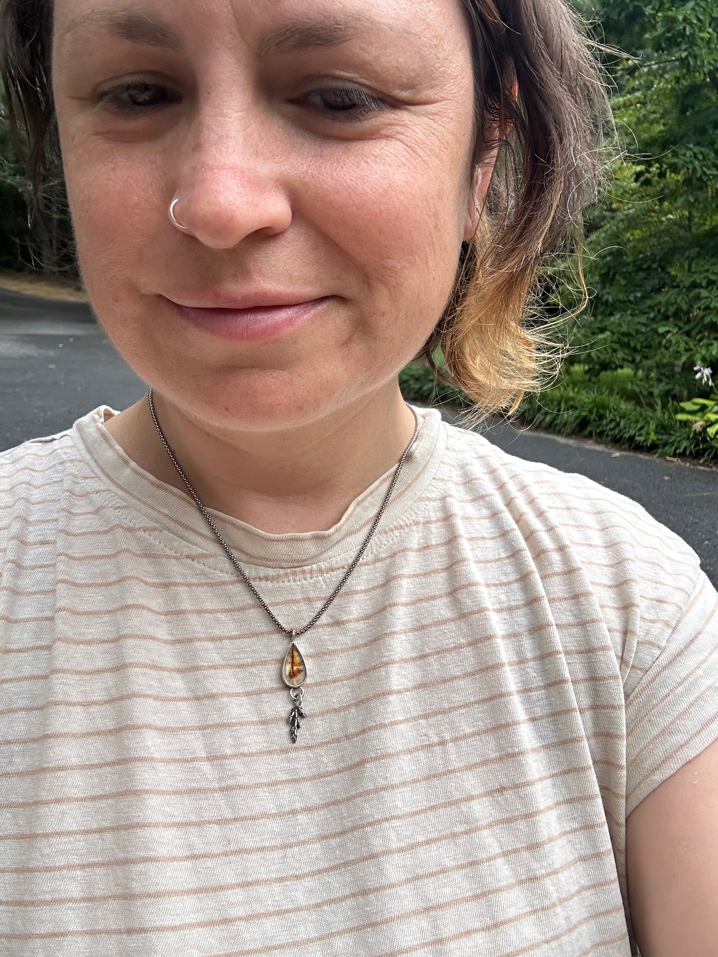 Dendritic Arborvitae Necklace