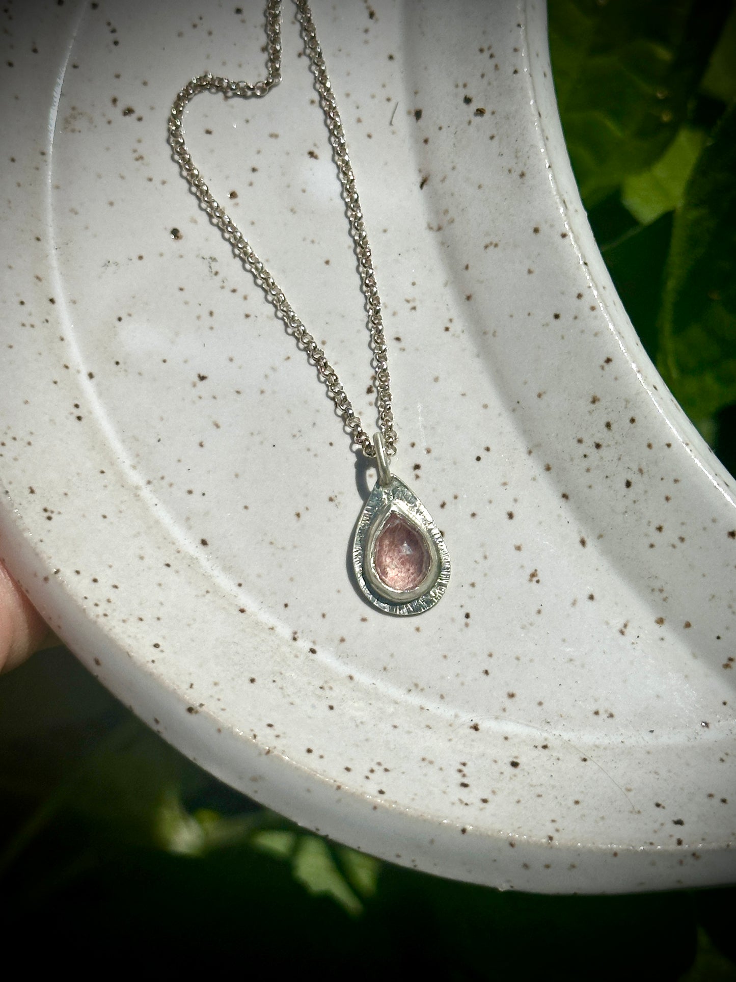 Burst gemstone necklaces