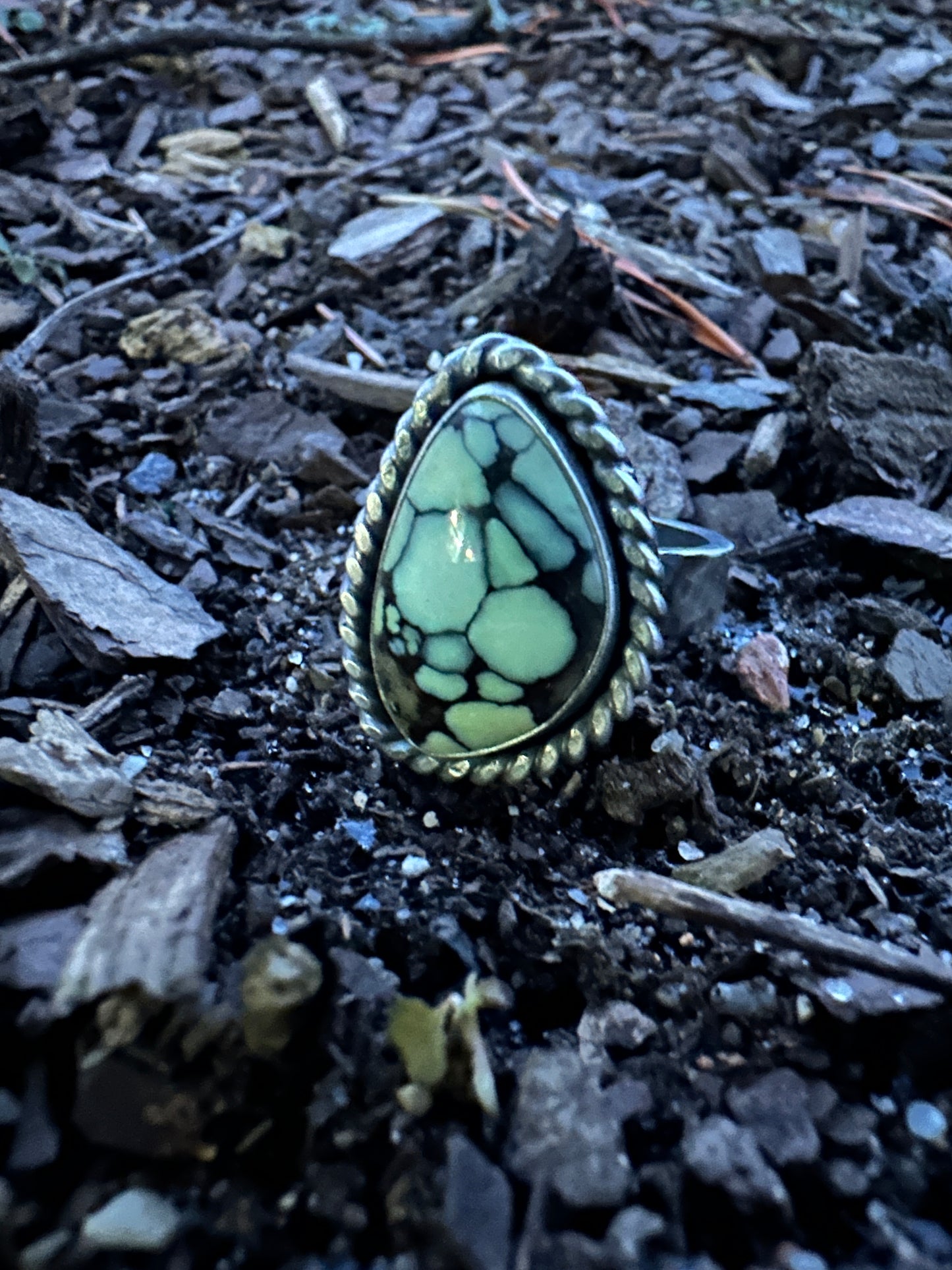 New lander variscite ring size 9