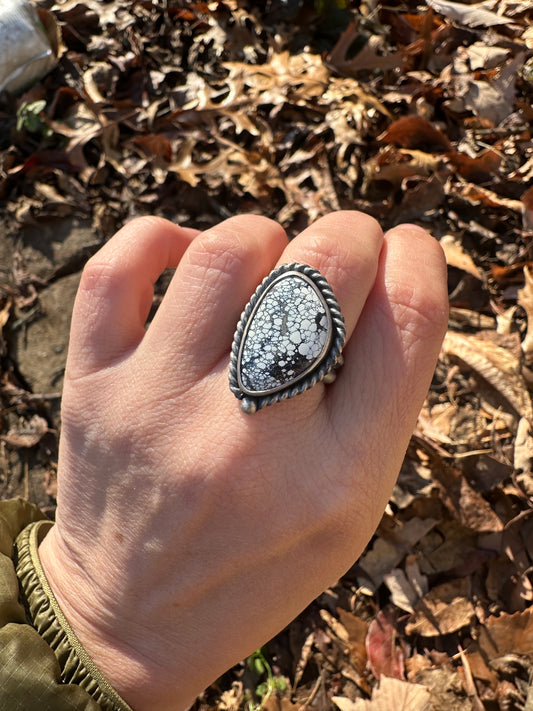 New lander variscite ring size 8