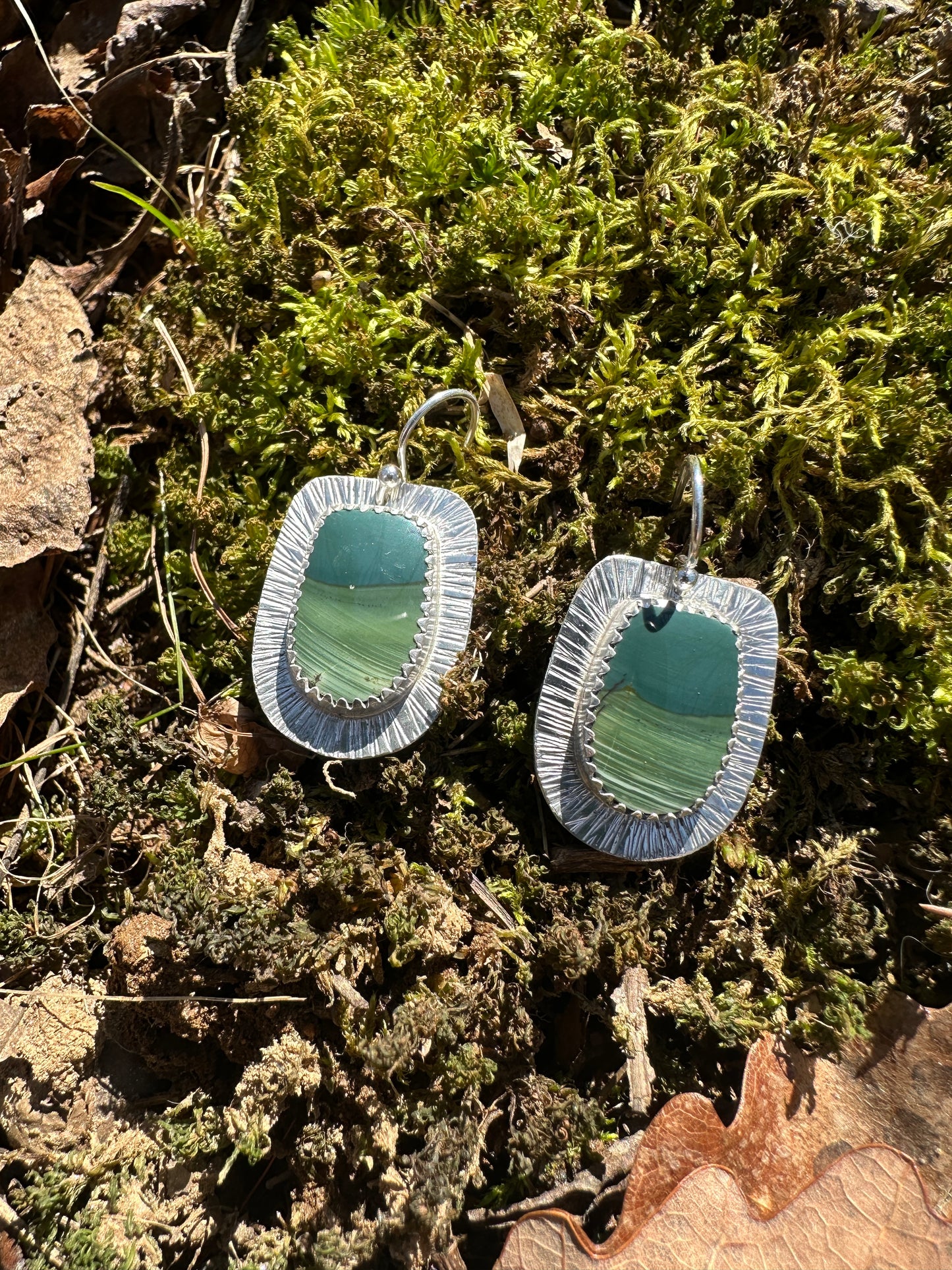 Gary Green / Larsonite Jasper Earrings