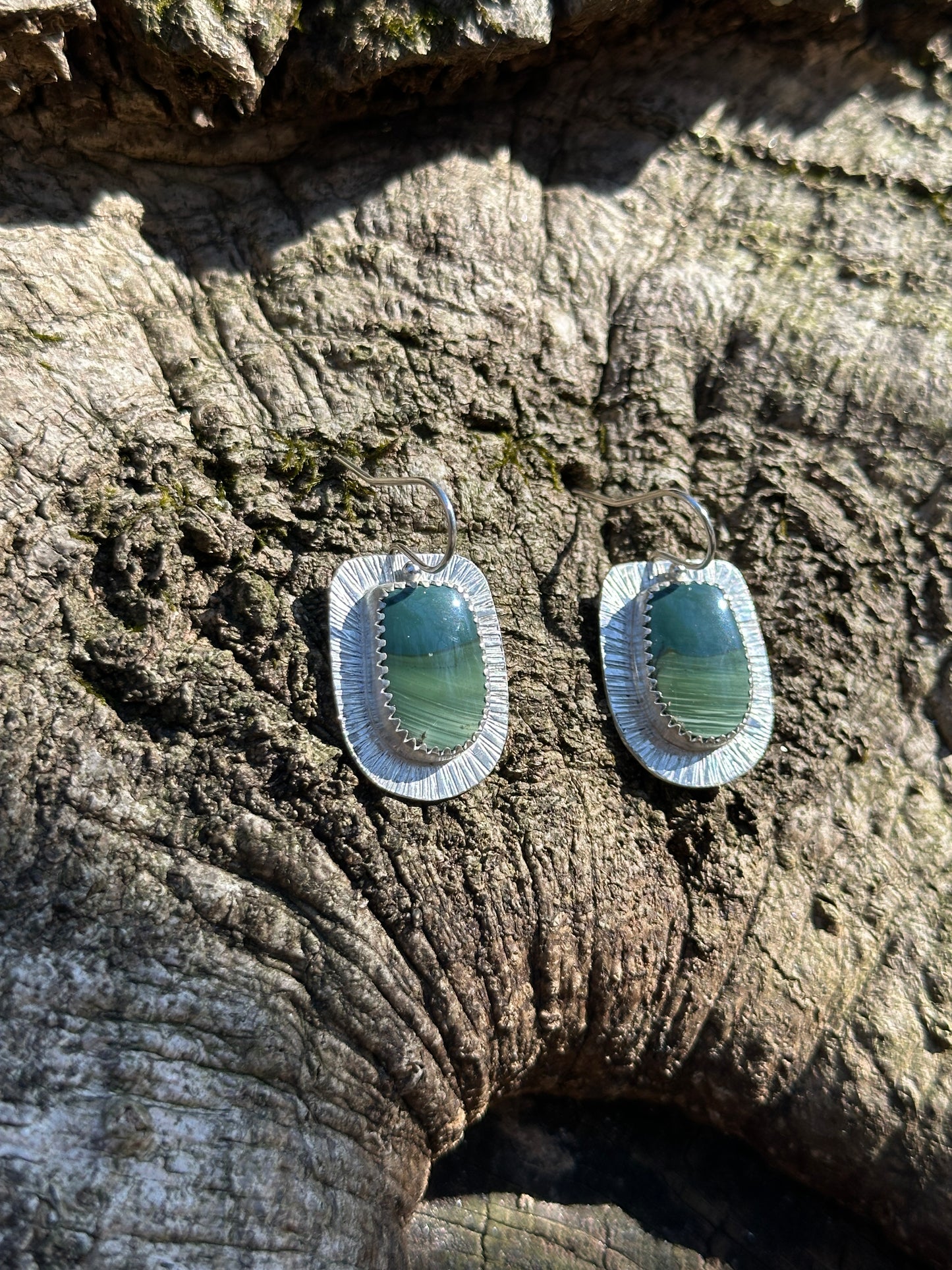 Gary Green / Larsonite Jasper Earrings