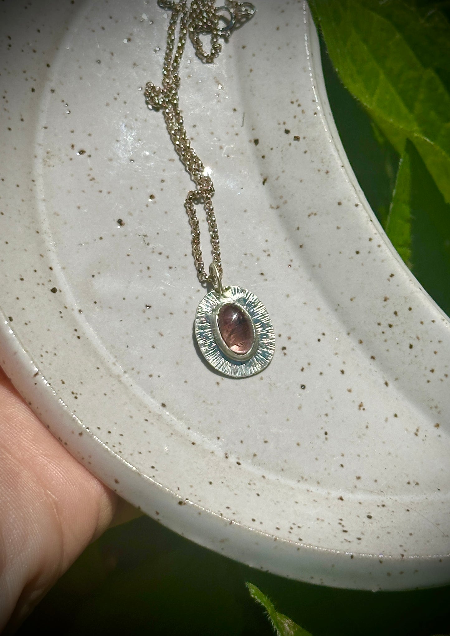 Burst gemstone necklaces