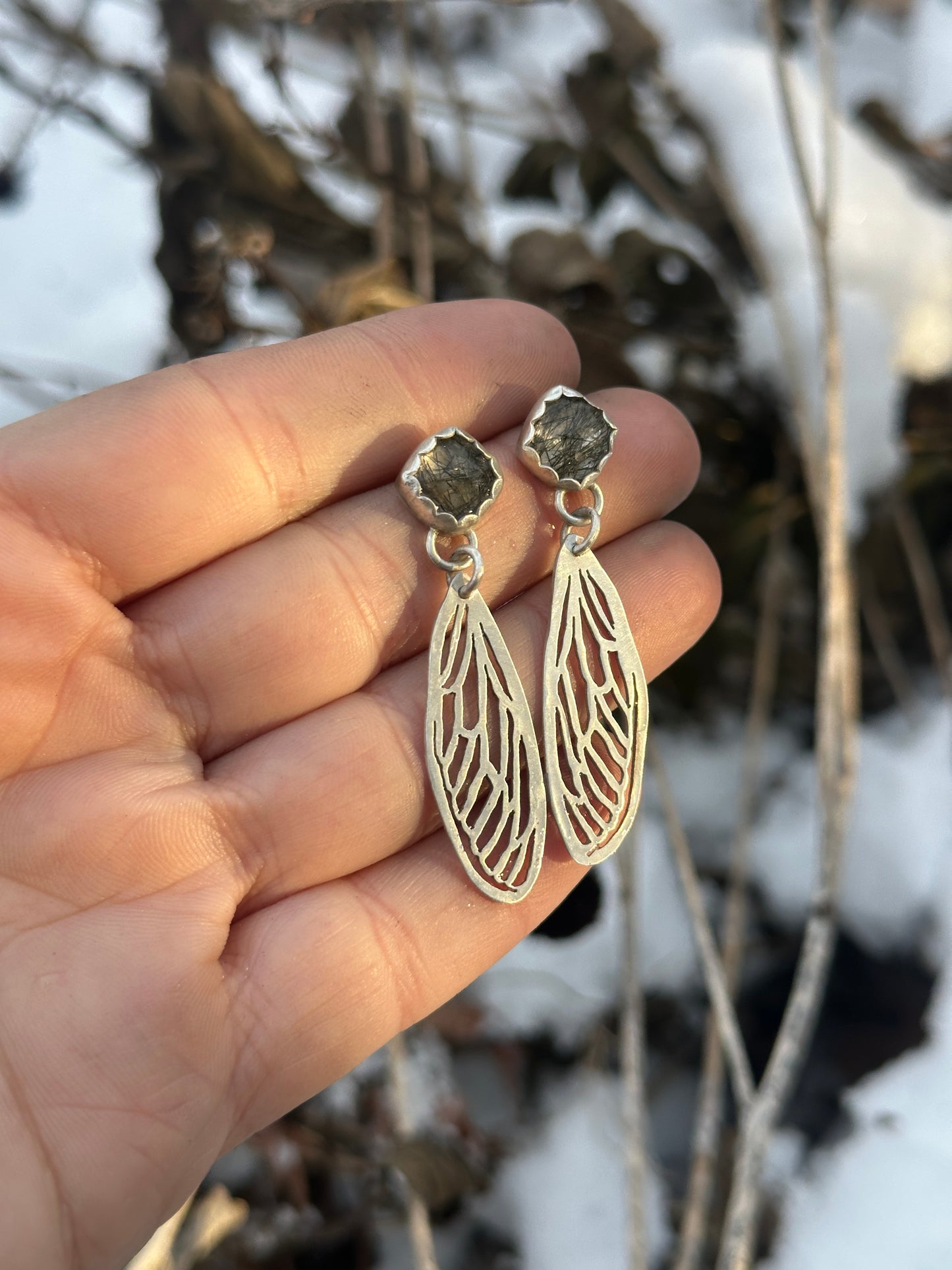 Winter Wing Earrings