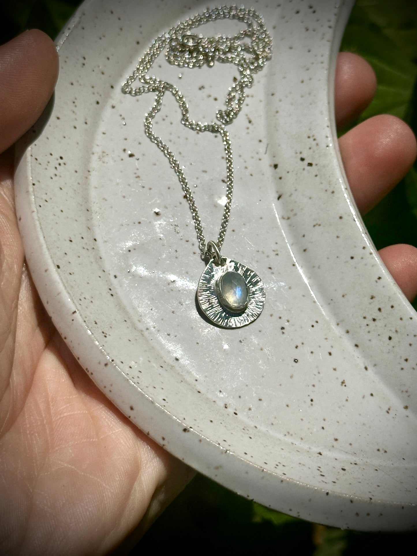Burst gemstone necklaces