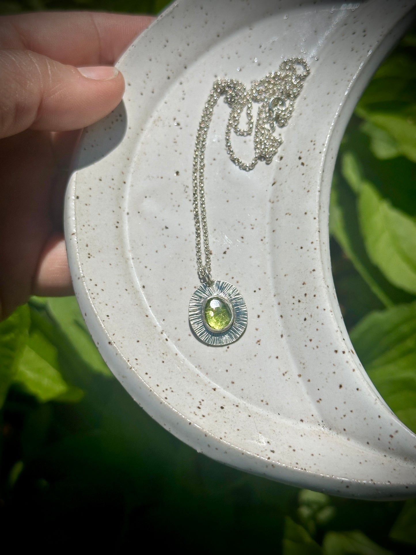 Burst gemstone necklaces