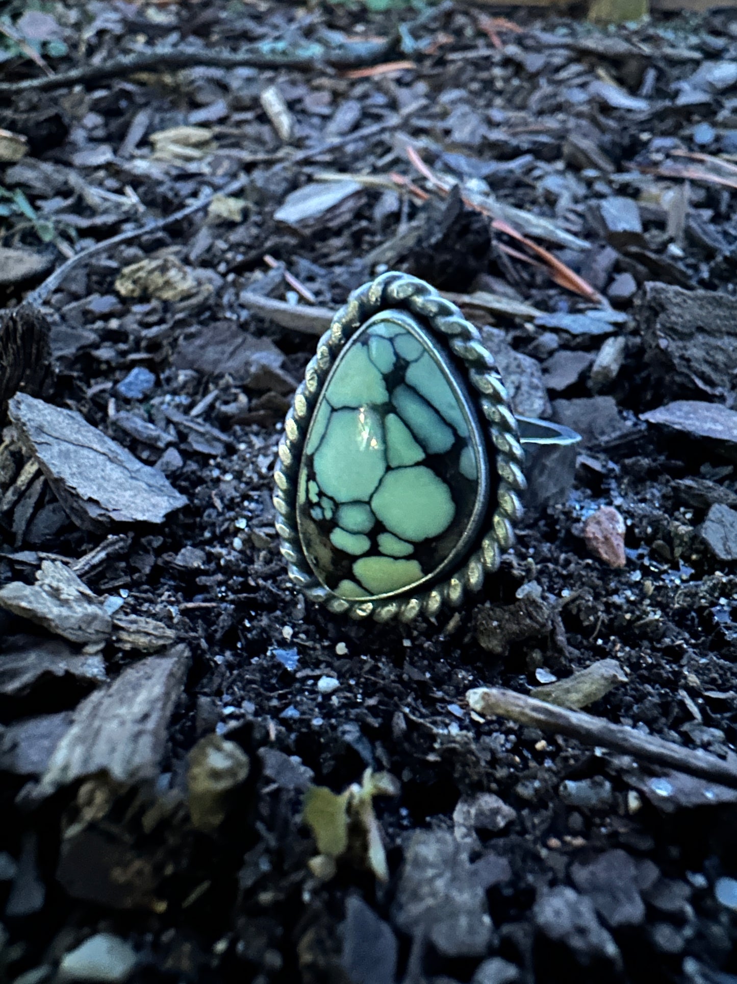 New lander variscite ring size 9