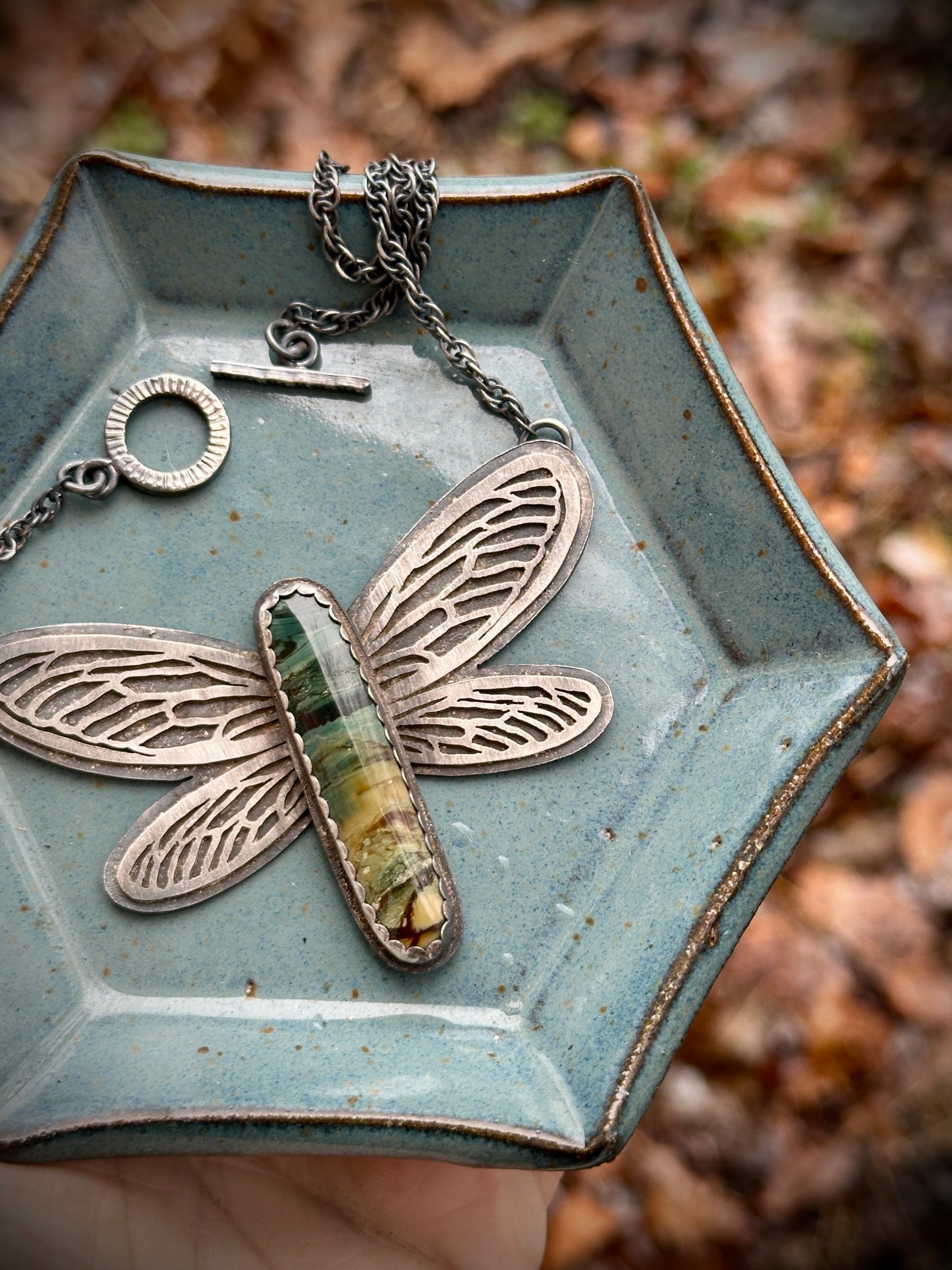 Vistaite winged necklace