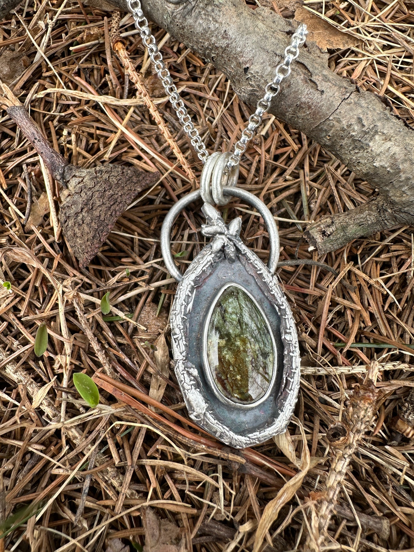 Down River Jasper ephemeral necklace