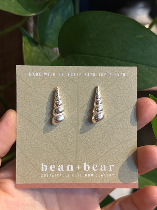 Spiral Shell Earrings