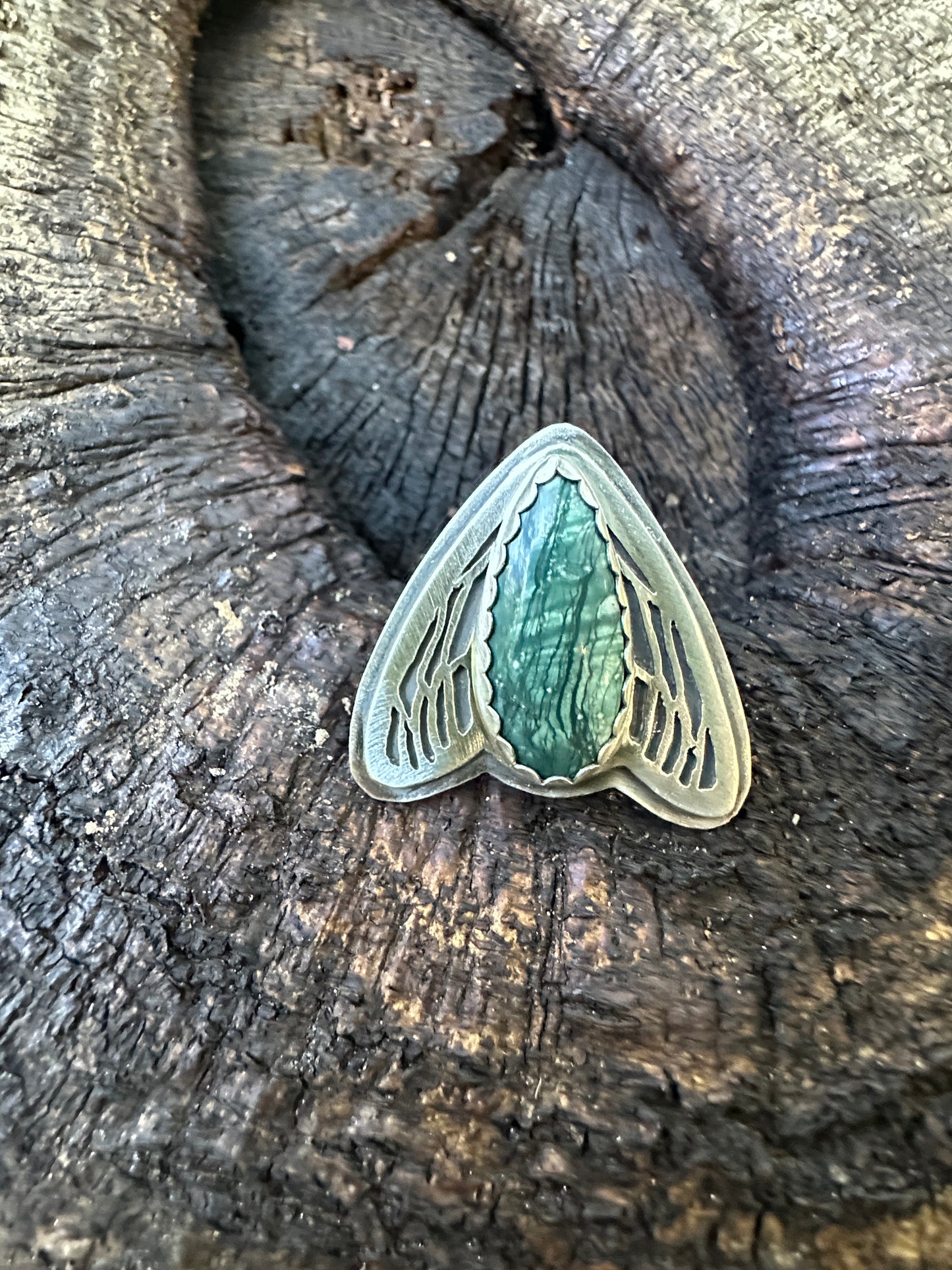 Winged Jasper Ring size 9.5
