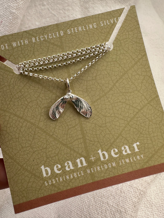 Samara // Helicopter necklace