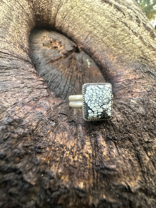 New lander variscite square ring size 10.5