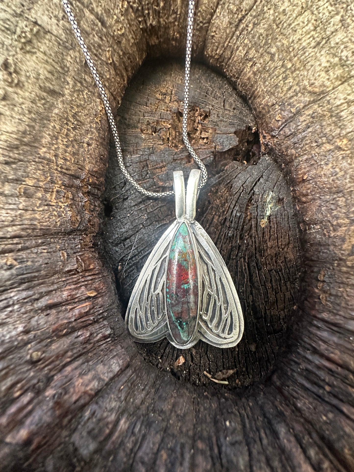 Turquioise winged necklace