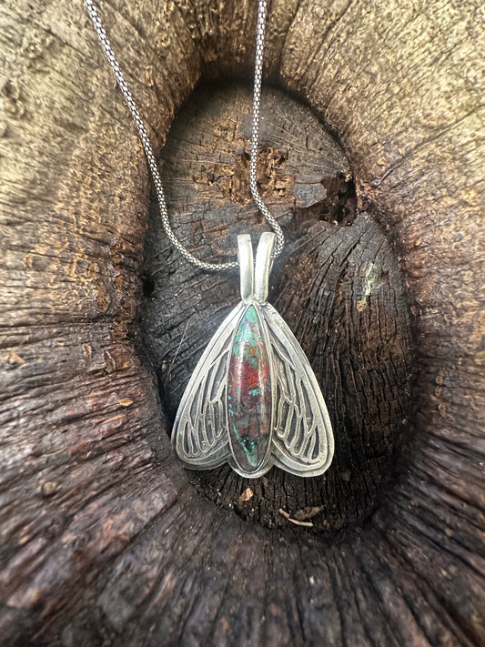 Turquioise winged necklace