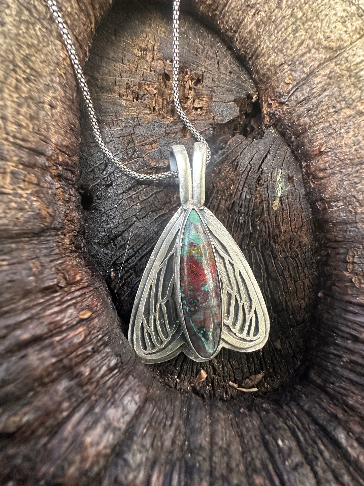 Turquioise winged necklace