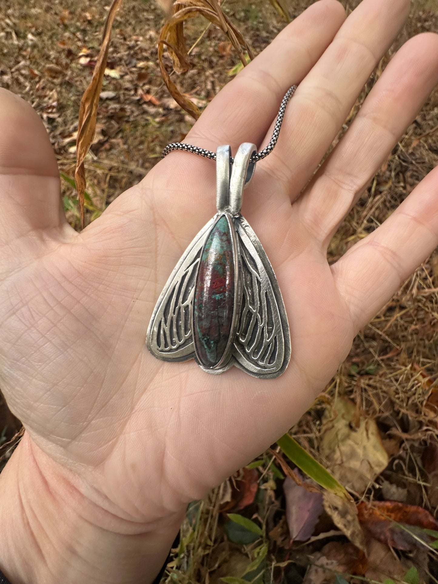Turquioise winged necklace