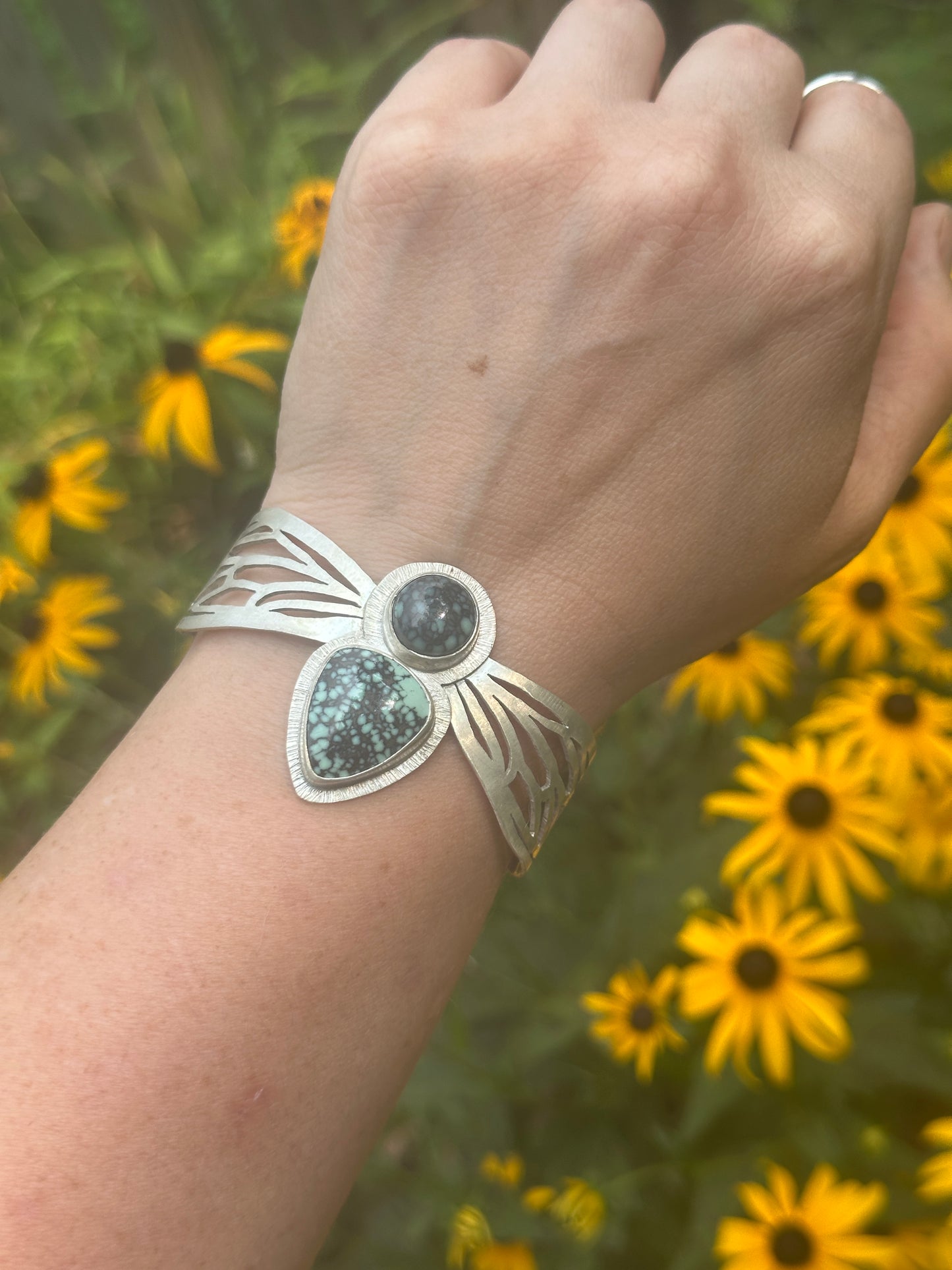 Snowville Variscite Winged Cuff