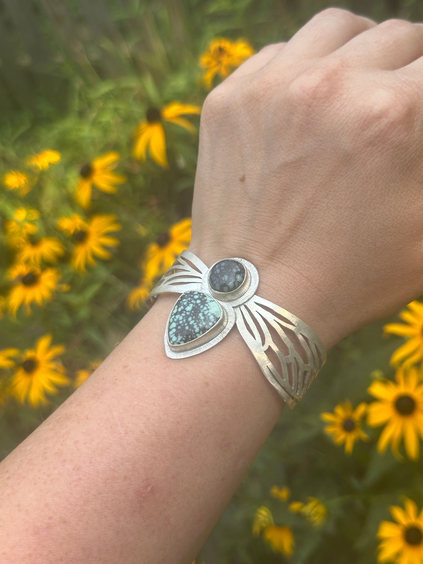 Snowville Variscite Winged Cuff