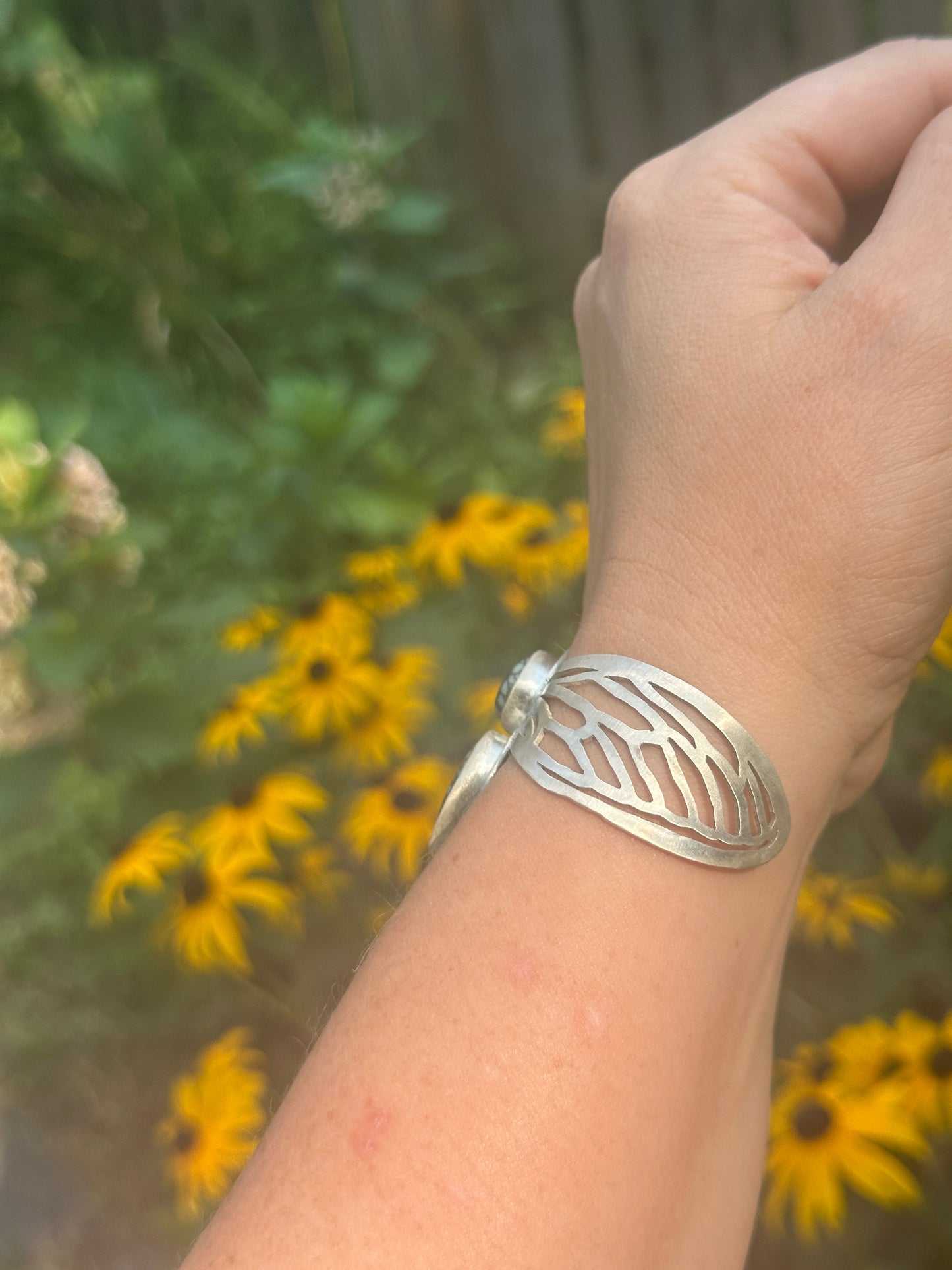 Snowville Variscite Winged Cuff