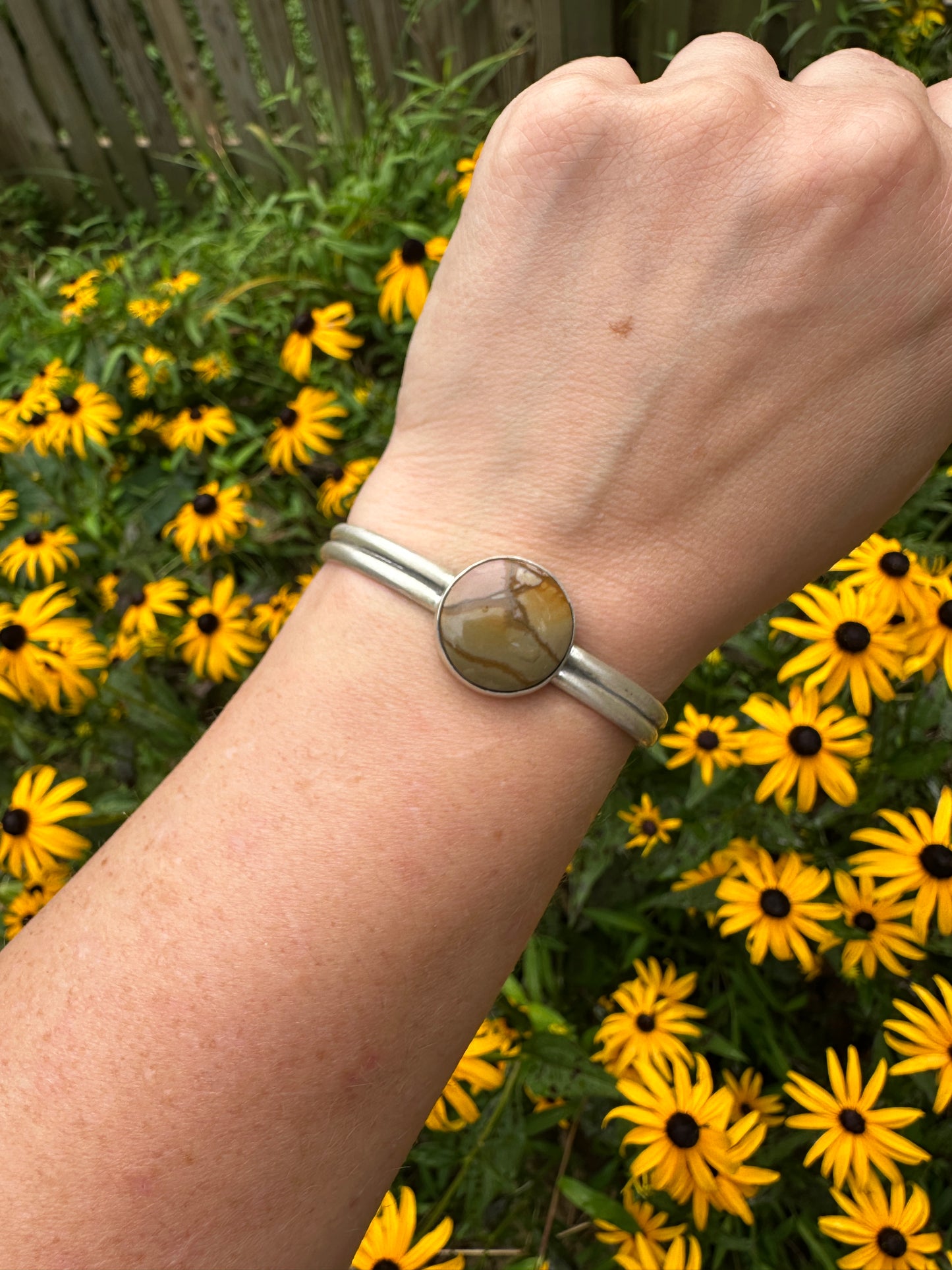 Landscape Jasper round Cuff