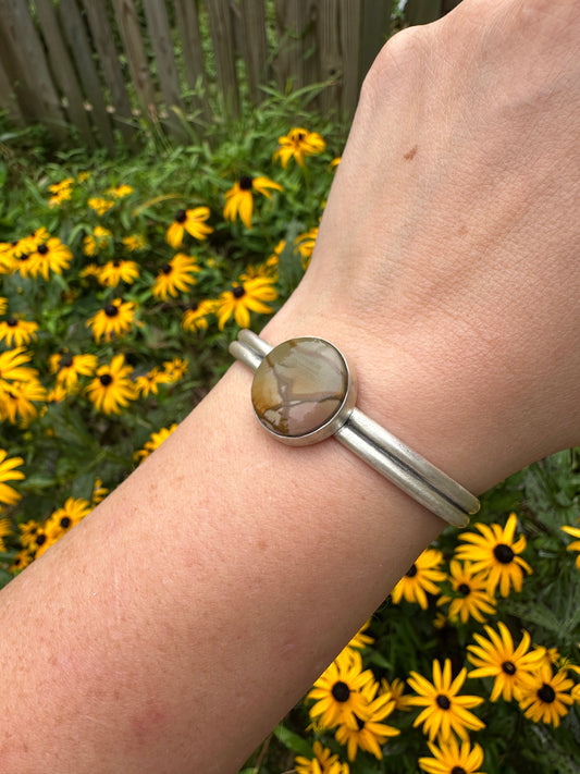 Landscape Jasper round Cuff
