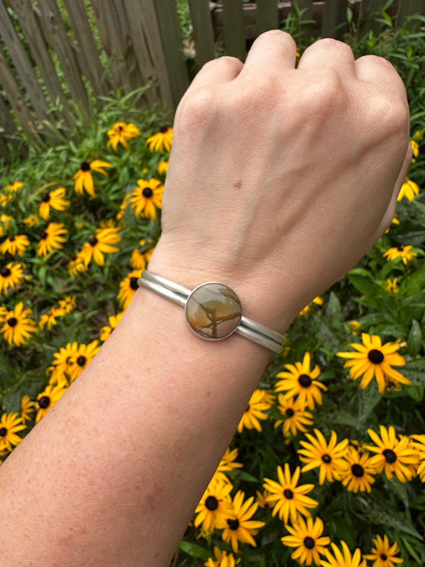 Landscape Jasper round Cuff