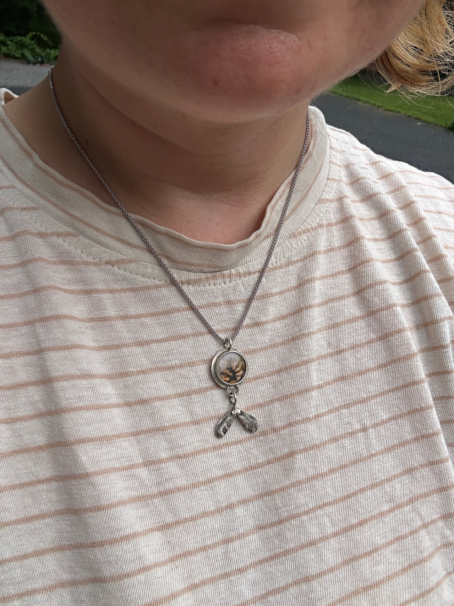 Dendritic Samara Necklace