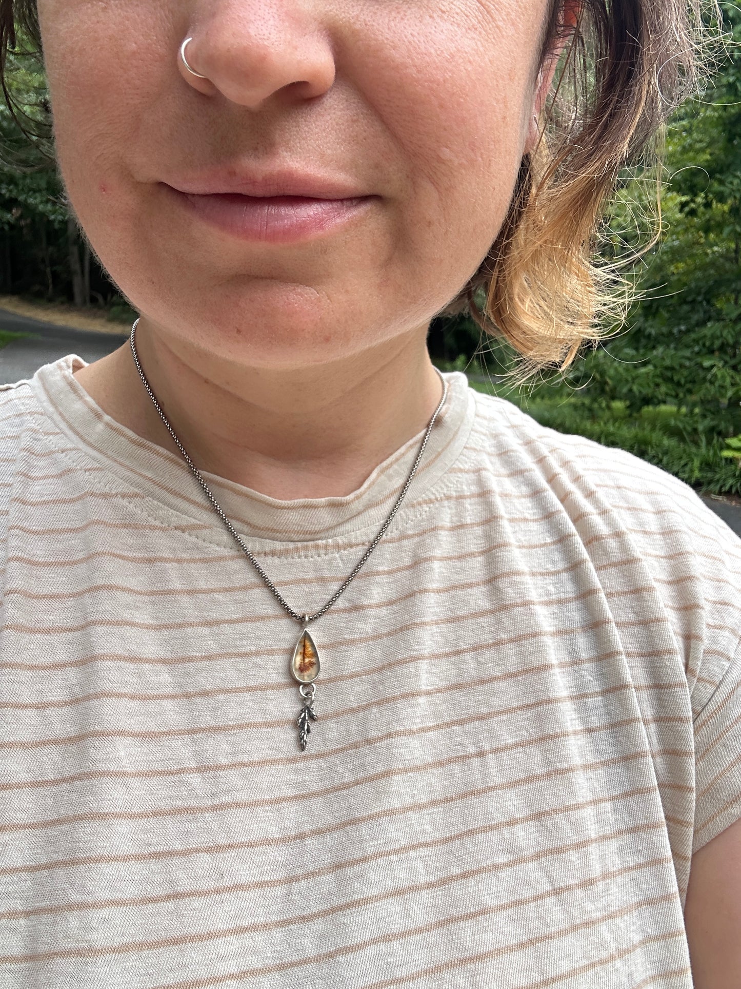 Dendritic Arborvitae Necklace