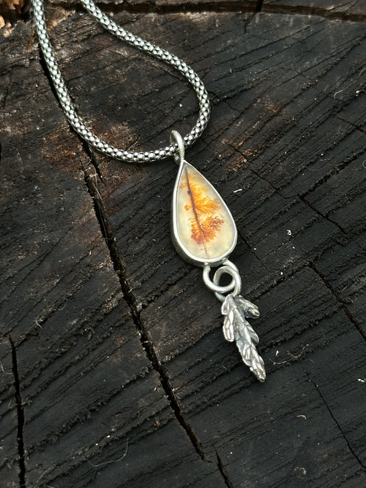 Dendritic Arborvitae Necklace
