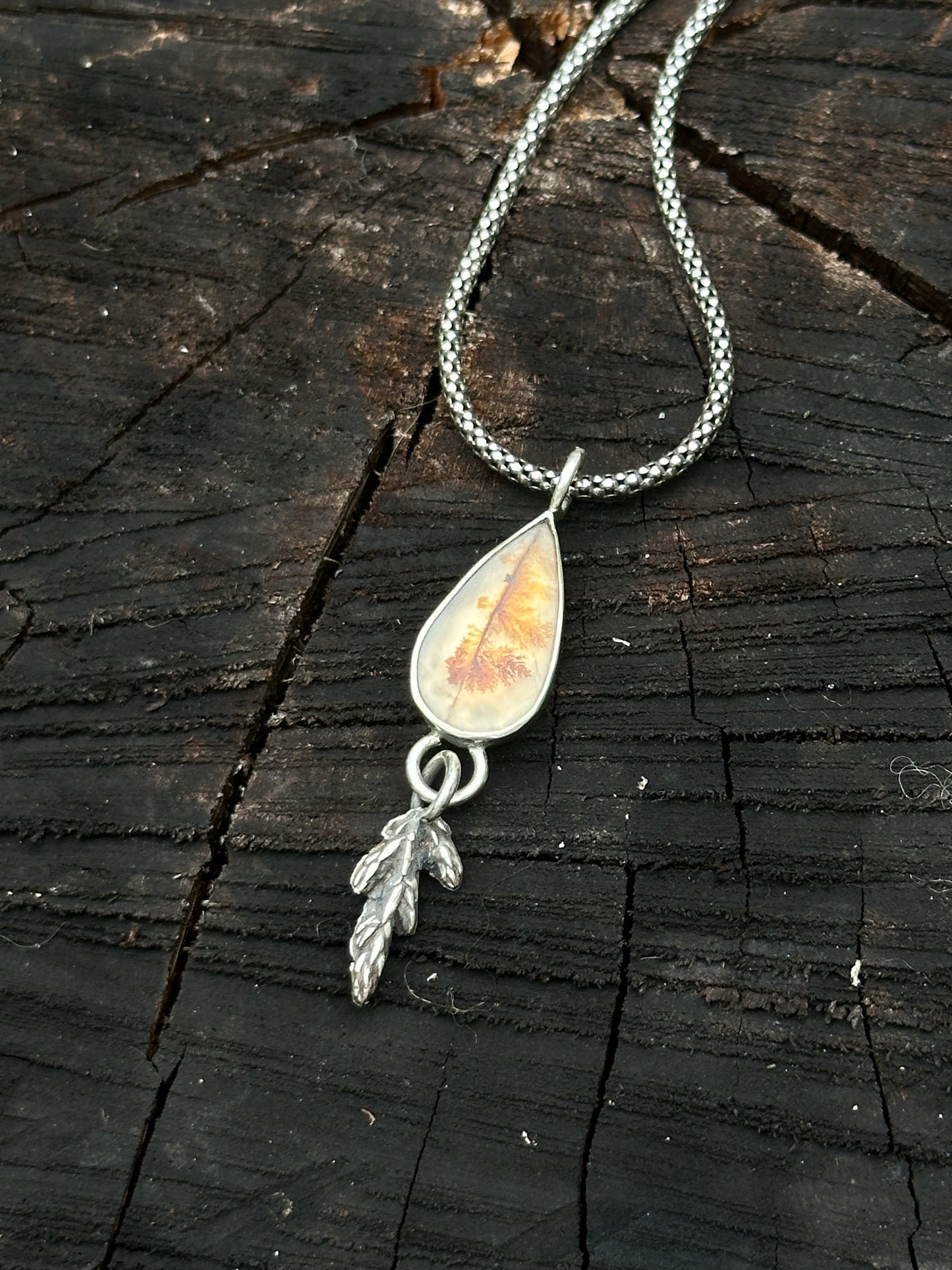 Dendritic Arborvitae Necklace