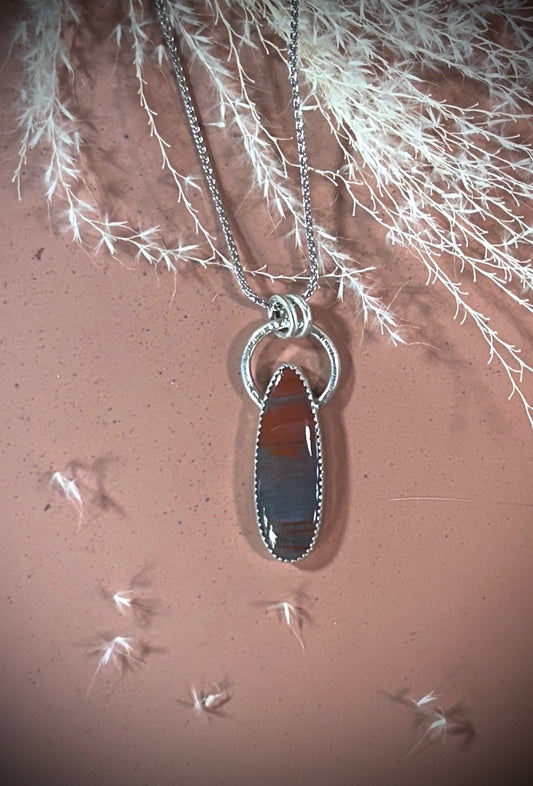 Arizona Petrified Wood sterling necklace